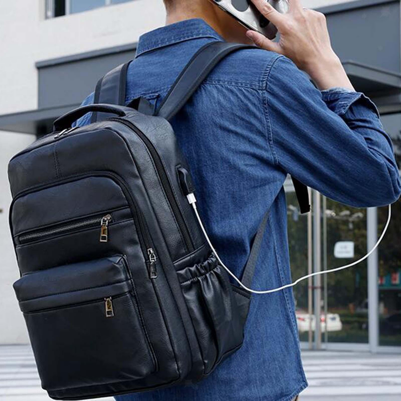 Theo | Premium Leather Backpack (BUY 1 GET 1 FREE)