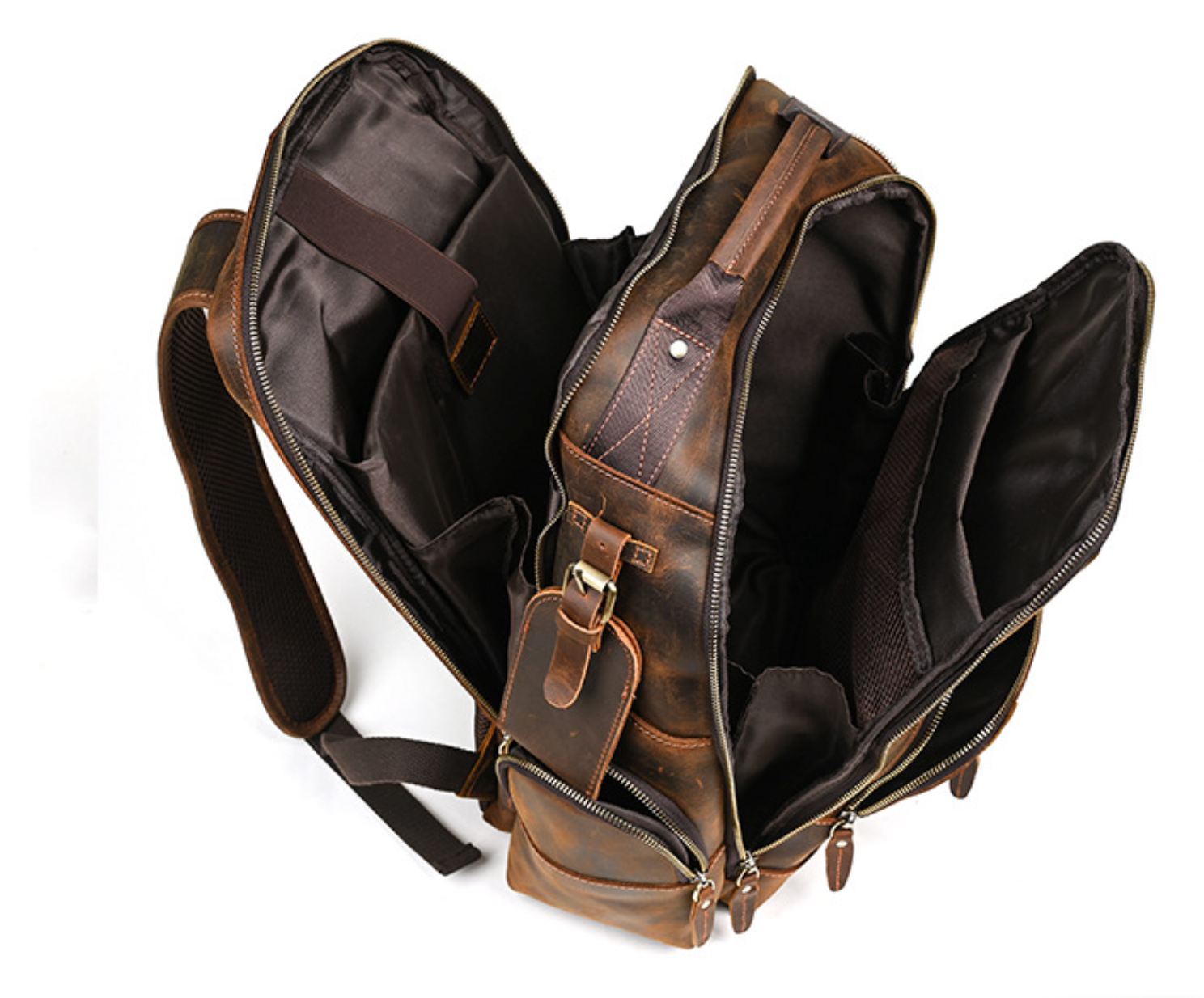 Sterling | Vintage Leather Multi‑Layer Backpack (BUY 1 GET 1 FREE)